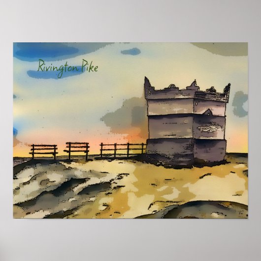 Poster Tour de guet Rivington Pike (Devant)