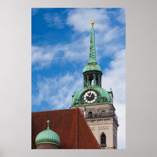 Poster Tour de l'église Peterskirche (Devant)