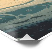 Poster Tour de l'espace - Futurisme du milieu du siècle (Coin)