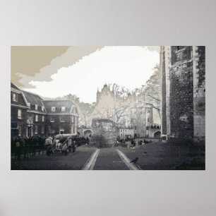 Poster Tour de Londres Par Alexandra Cook aka Linandara