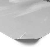 Poster Tour de Pise blanche noire Viva Italia (Coin)