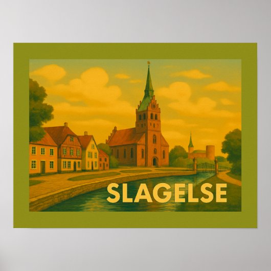 Poster Tour de Slagelse Danemark (Devant)