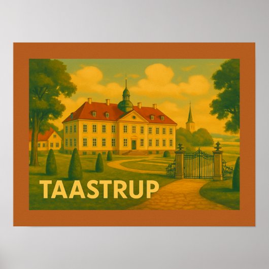 Poster Tour de Taastrup Danemark (Devant)
