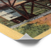 Poster Tour de tête, Plante mixte, barrage Shasta (Coin)