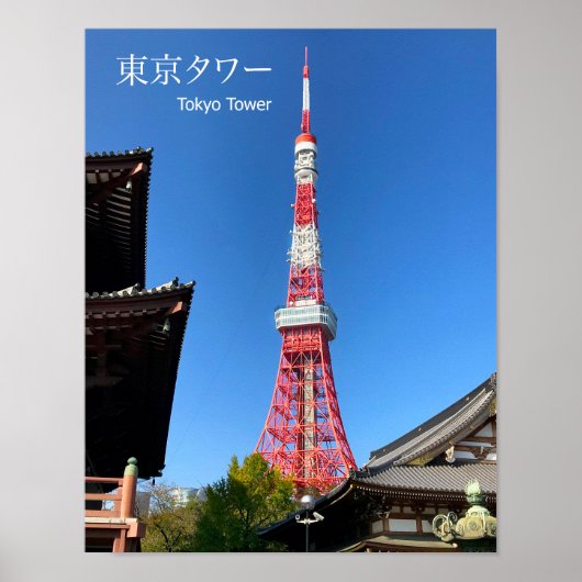Poster Tour de Tokyo entre les temples (Devant)