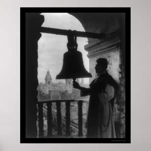 Poster Tour d'église dominicaine à Lima, Pérou 1902