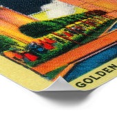 Poster Tour d'exposition, La flèche vers le soleil (Coin)