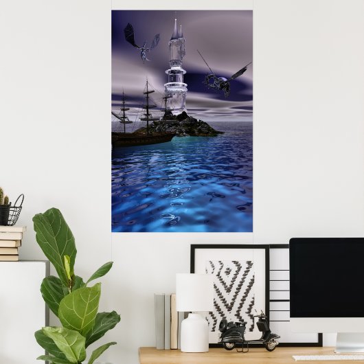 Poster Tour Dragon (Bureau à domicile)