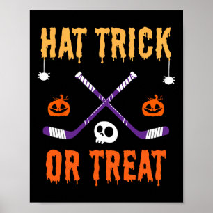 Poster Tour du chapeau ou traiter drôle de costume d'Hall