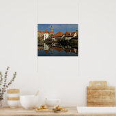 Poster Tour du château, rivière Vltava, Cesky Krumlov, (Cuisine)