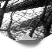 Poster Tour du Japon noir et blanc (Coin)