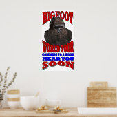 Poster Tour du monde de Bigfoot (Cuisine)