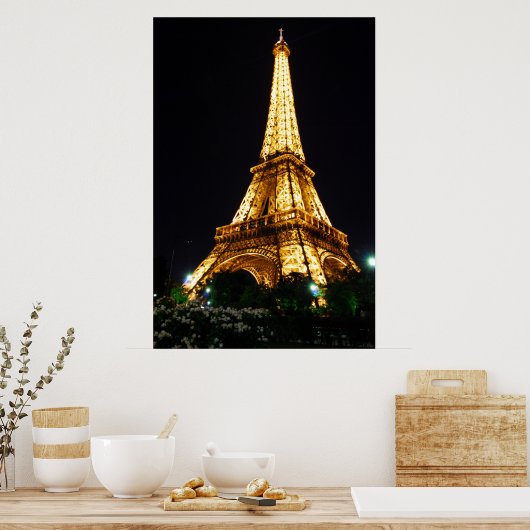 Poster Tour Eiffel (Cuisine)