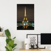 Poster Tour Eiffel (Bureau à domicile)