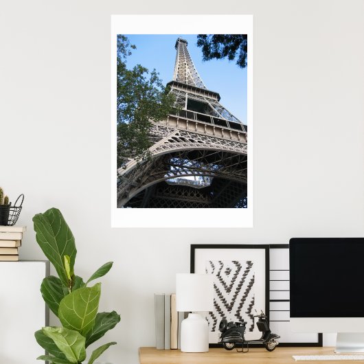 Poster Tour Eiffel (Bureau à domicile)