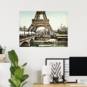 Poster Tour Eiffel (Bureau à domicile)