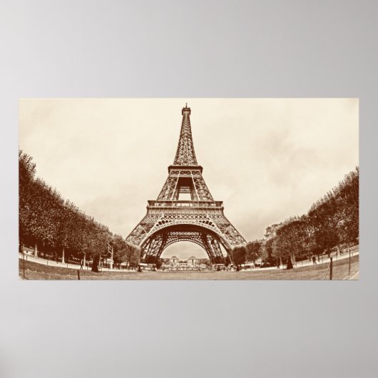 Poster Tour Eiffel (Devant)
