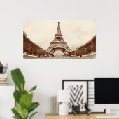 Poster Tour Eiffel (Bureau à domicile)