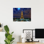 Poster Tour Eiffel (Bureau à domicile)