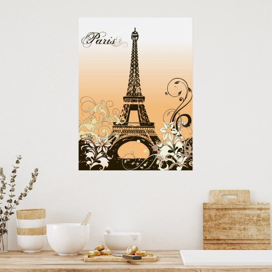 Poster Tour Eiffel (Cuisine)