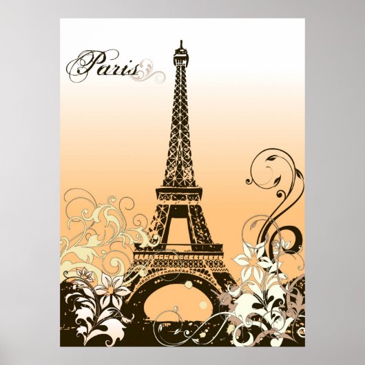 Poster Tour Eiffel (Devant)