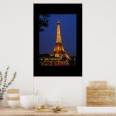 Poster Tour Eiffel (Cuisine)