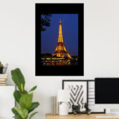 Poster Tour Eiffel (Bureau à domicile)