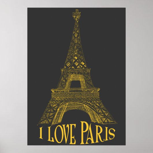 Poster Tour Eiffel (Devant)