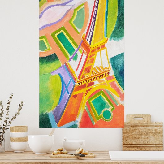 Poster Tour Eiffel (Cuisine)