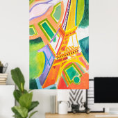 Poster Tour Eiffel (Bureau à domicile)