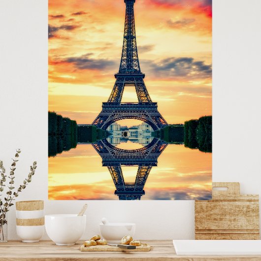 Poster Tour Eiffel (Cuisine)