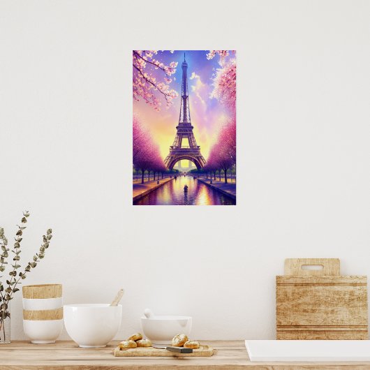 Poster Tour Eiffel (Cuisine)