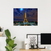 Poster Tour Eiffel (Bureau à domicile)