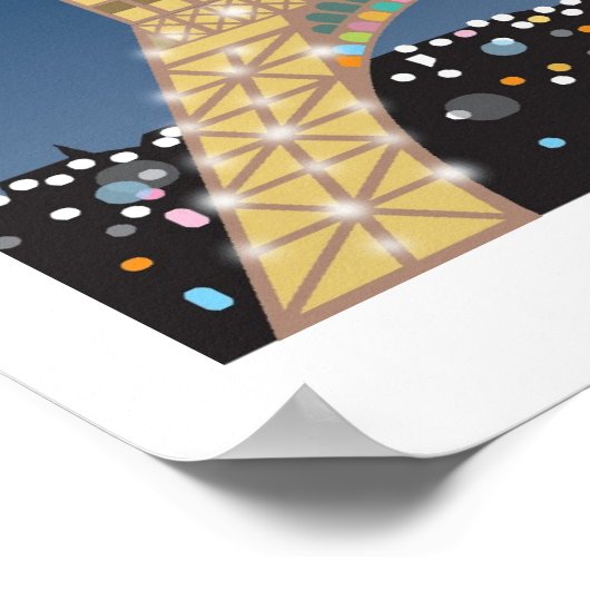 Poster Tour Eiffel (Coin)