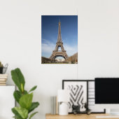 Poster Tour Eiffel (Bureau à domicile)