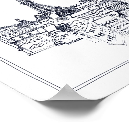 Poster Tour Eiffel (Coin)