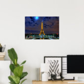 Poster Tour Eiffel (Bureau à domicile)