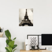 Poster Tour Eiffel 8 (Bureau à domicile)