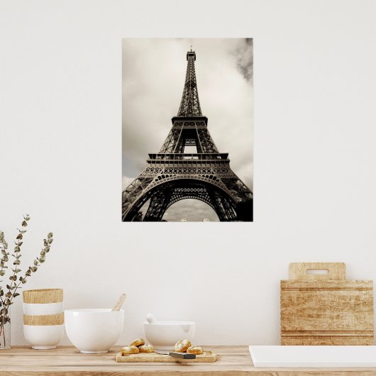 Poster Tour Eiffel 9 (Cuisine)