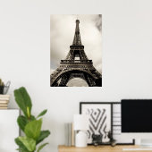 Poster Tour Eiffel 9 (Bureau à domicile)