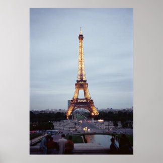 Poster Tour Eiffel à Dusk