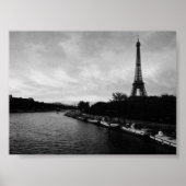 Poster Tour Eiffel Black and White (Devant)