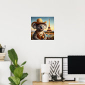 Poster Tour Eiffel de Koala (Bureau à domicile)