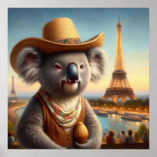 Poster Tour Eiffel de Koala