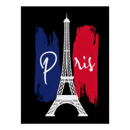 Poster Tour Eiffel de Paris (Devant)
