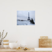 Poster Tour Eiffel en hiver (Cuisine)