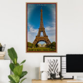 Poster Tour Eiffel et Champ de Mars (Bureau à domicile)