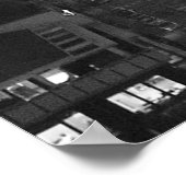 Poster Tour Eiffel et scène de rue (Coin)