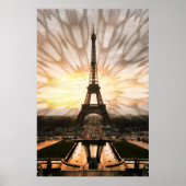Poster Tour Eiffel, imprimer (Devant)