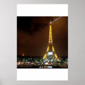 Poster Tour Eiffel par nuit (Devant)